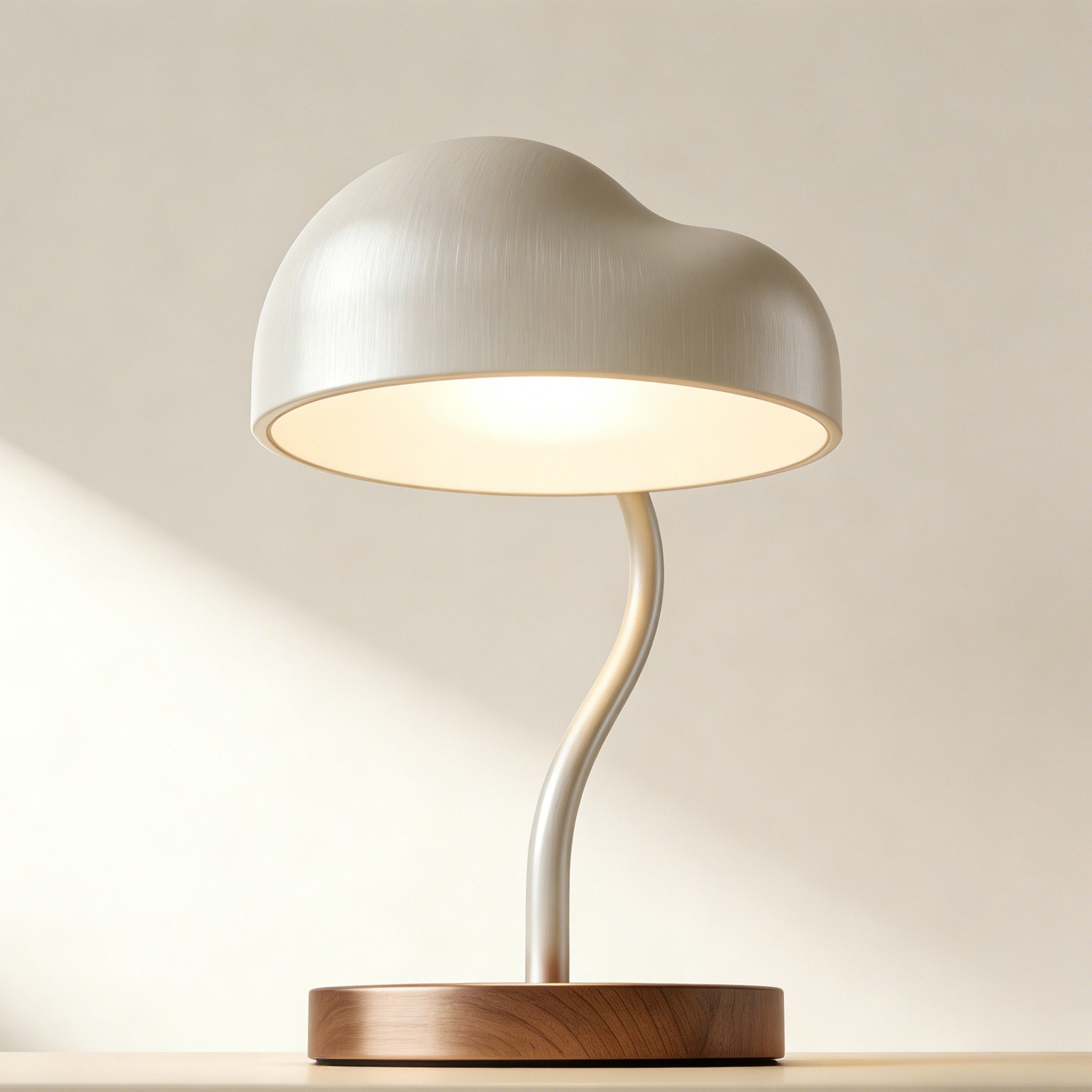 Modern style desktop table lamp on office desk