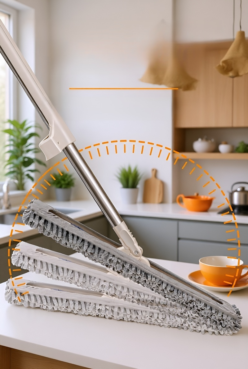 Hands-free mop system for home and office use