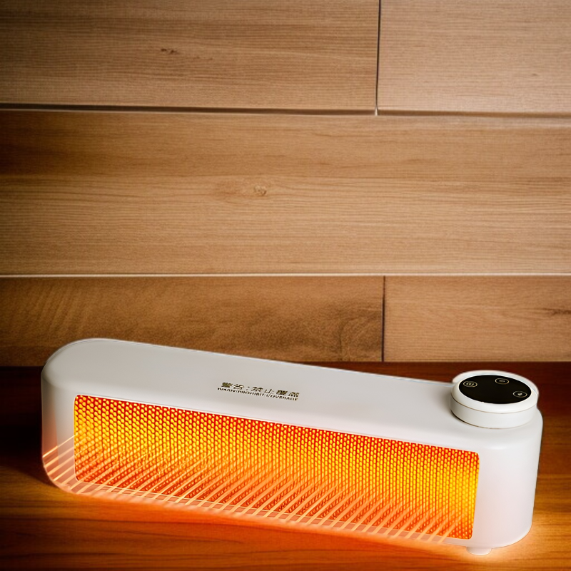 ミニ静音暖房機 小型ヒーター オフィスデスク用 省エネPTCセラミック