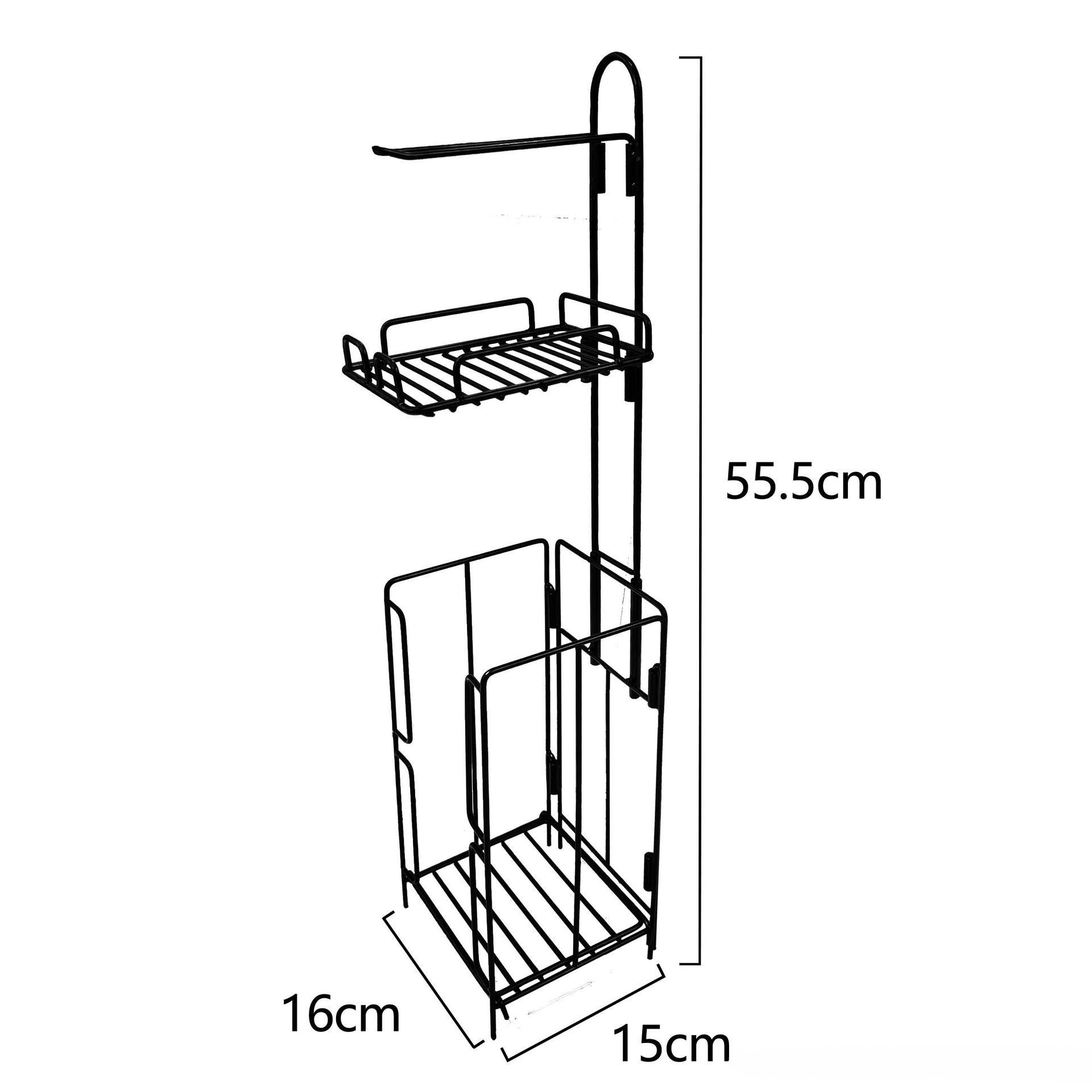 Household Floor-Standing Mobile Toilet Paper Holder