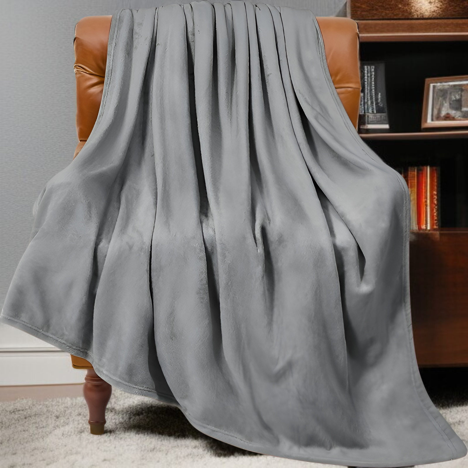 Mikrofaser-Flanell-Kuscheldecke, leichte und luxuriöse Überwurfdecke
