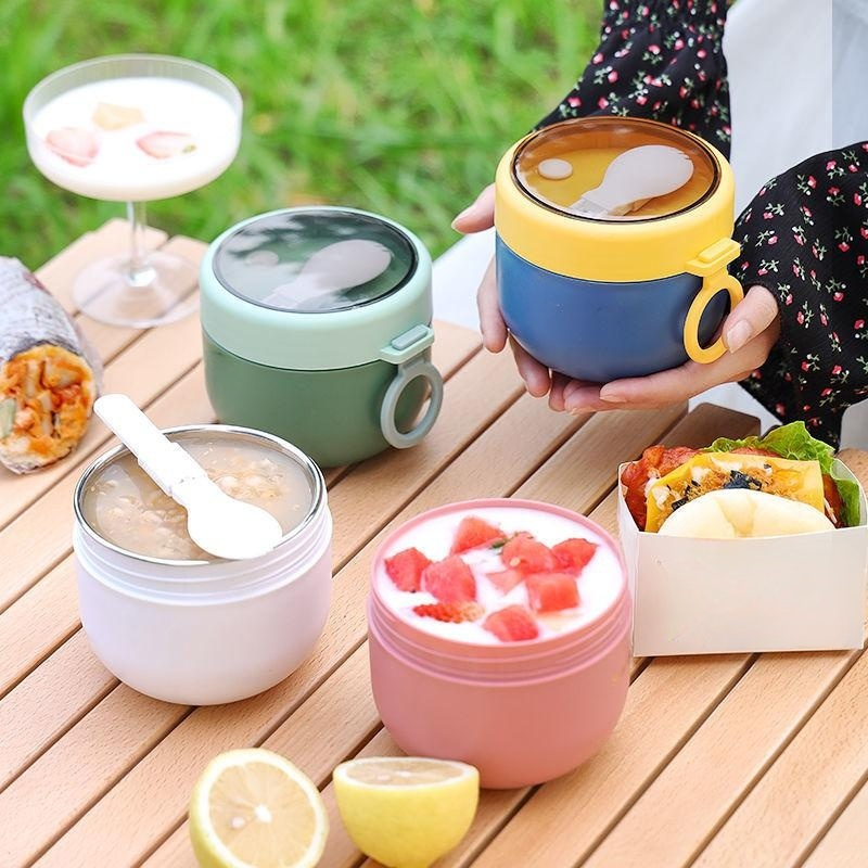 Spezielle Baby-Reisschüssel-Set, Mikrowellengeschirr, nicht faltbar, tragbar