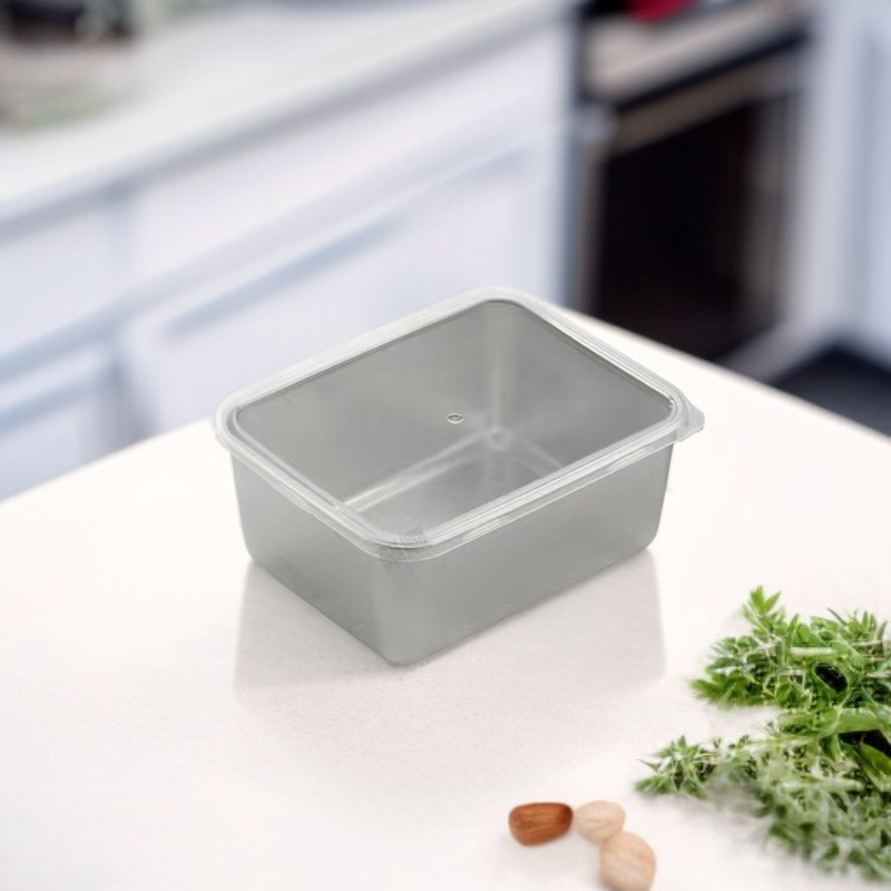 뚜껑이 있는 스테인리스 도시락