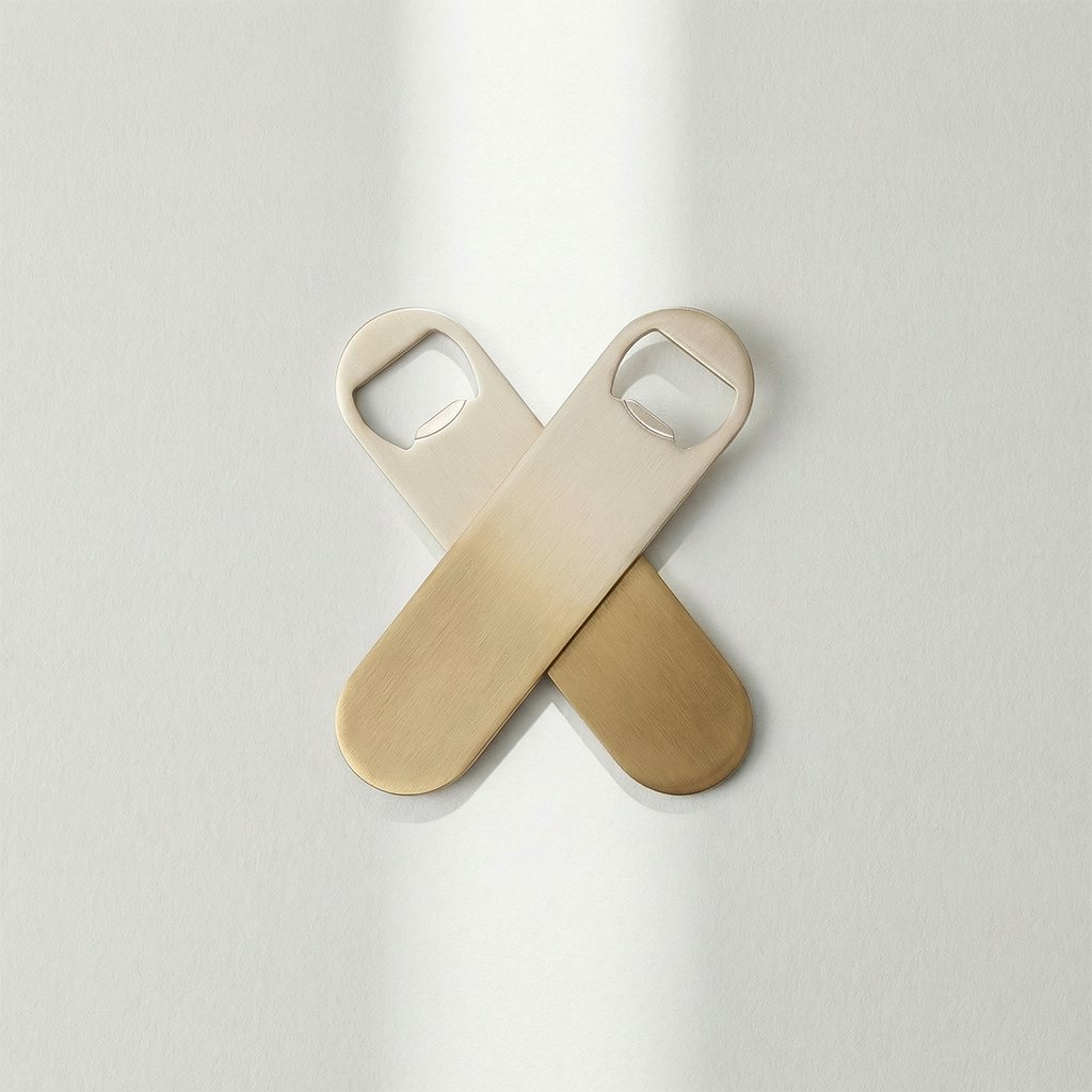 ที่เปิดขวดทองเหลืองทนทาน เหมาะกับการเดินทาง