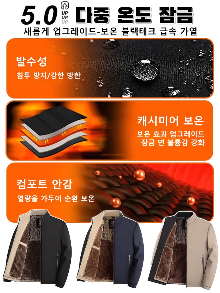 프리미엄 비즈니스 캐주얼 스탠드업 재킷