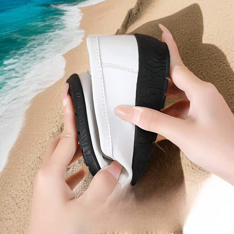 2024年春秋新作 ナースシューズ カジュアル フラットヒール レディース シングルシューズ トッズシューズ ママシューズ 牛革ソール