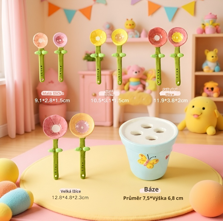 Originální keramická lžička na vaření a pečení