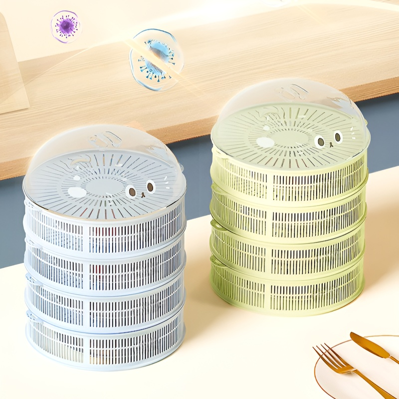 다층 수납 선반 먼지커버