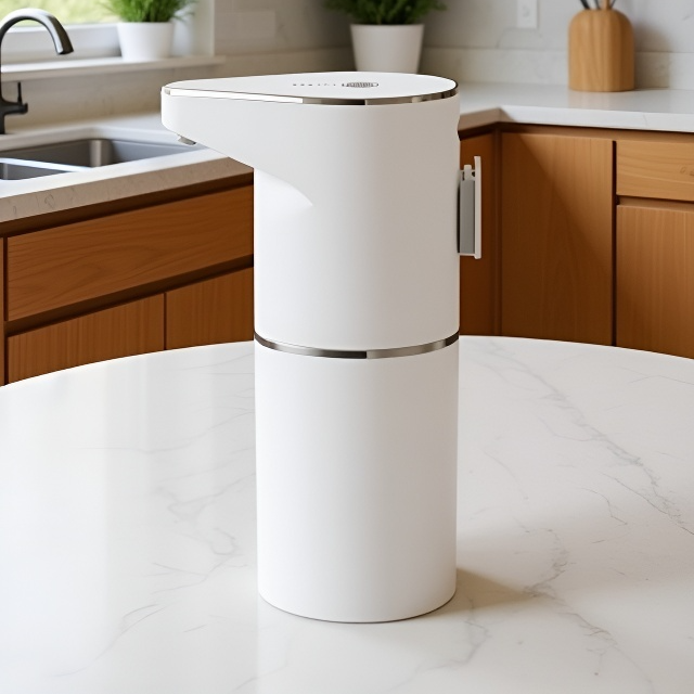 가정에서 사용하는 스마트 손 세정기