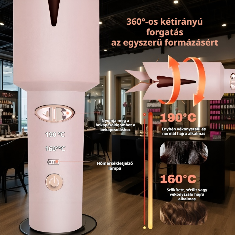  Automata Hullámzó Tartós Hajcsavaró Otthoni Használatra