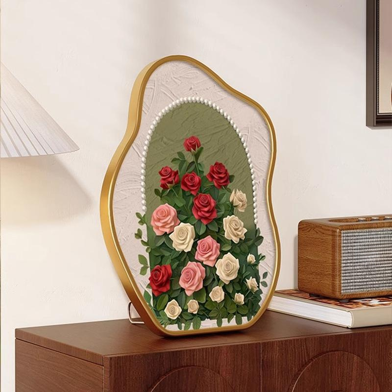 ロマンチックなパールローズ工芸品