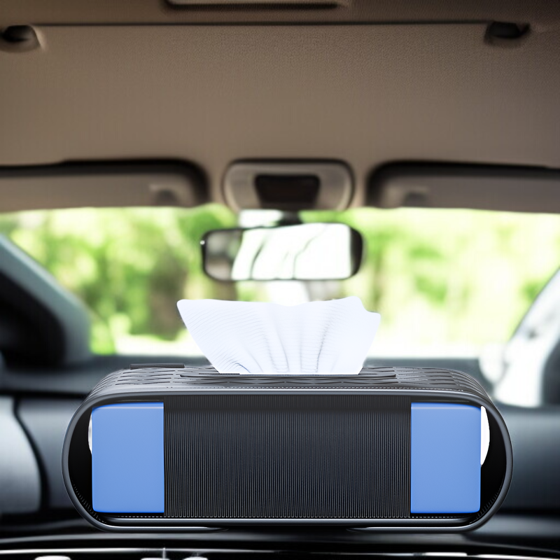 車用ティッシュボックス 車用ティッシュボックス 車用ティッシュボックス クリエイティブな多機能伸縮性ベルト レザーサンバイザー シートバック収納