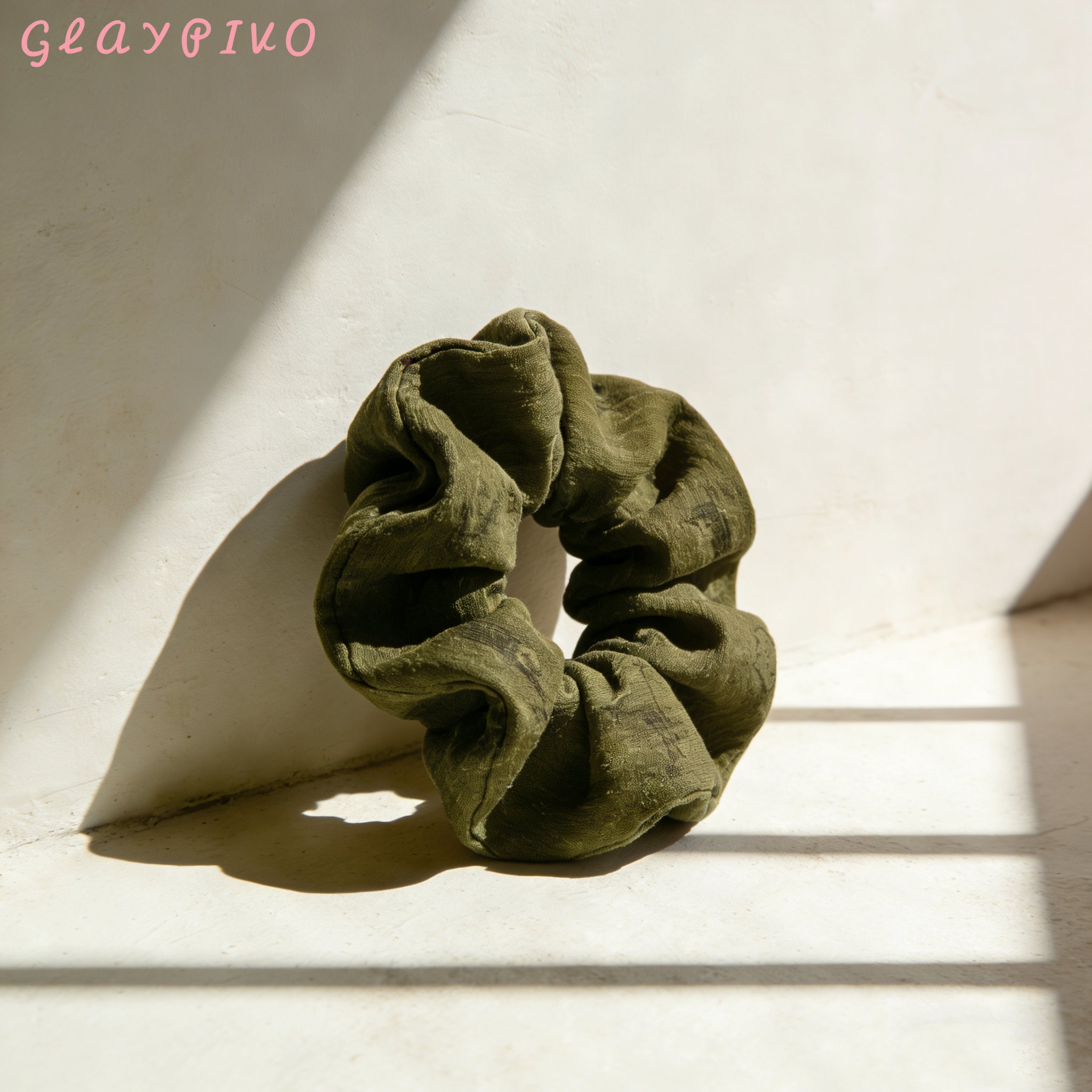 ยางรัดผมแบบยืดหยุ่นสูง ผ้าสีพื้น