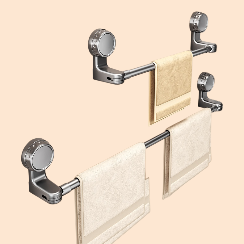  Rotatable and Extendable Suction Cup Towel Rack