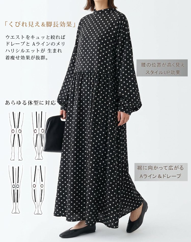 ドットギャザーワンピース