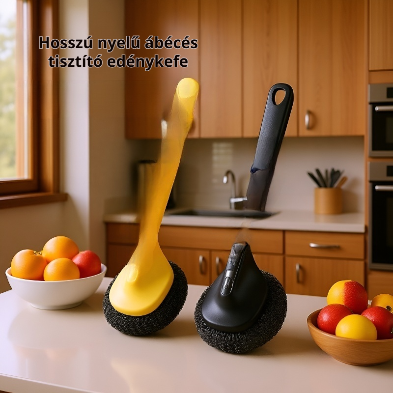 Rozsdamentes acél konyhai tisztító dörzsi 