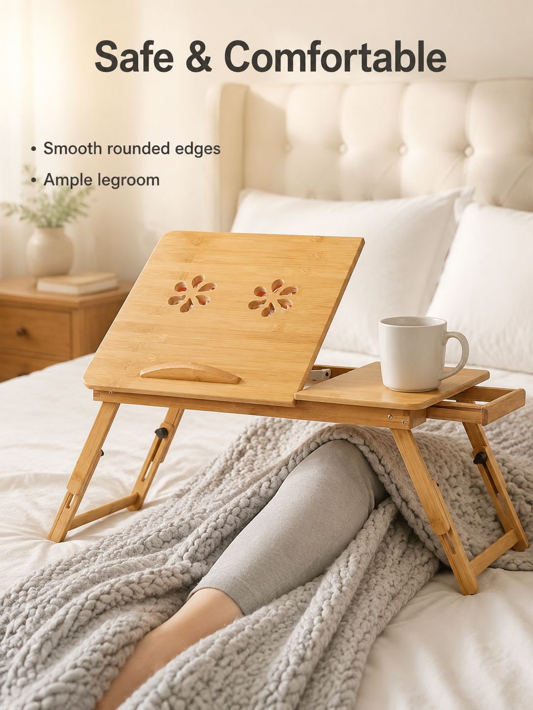 Home Lazy Bed Folding Table