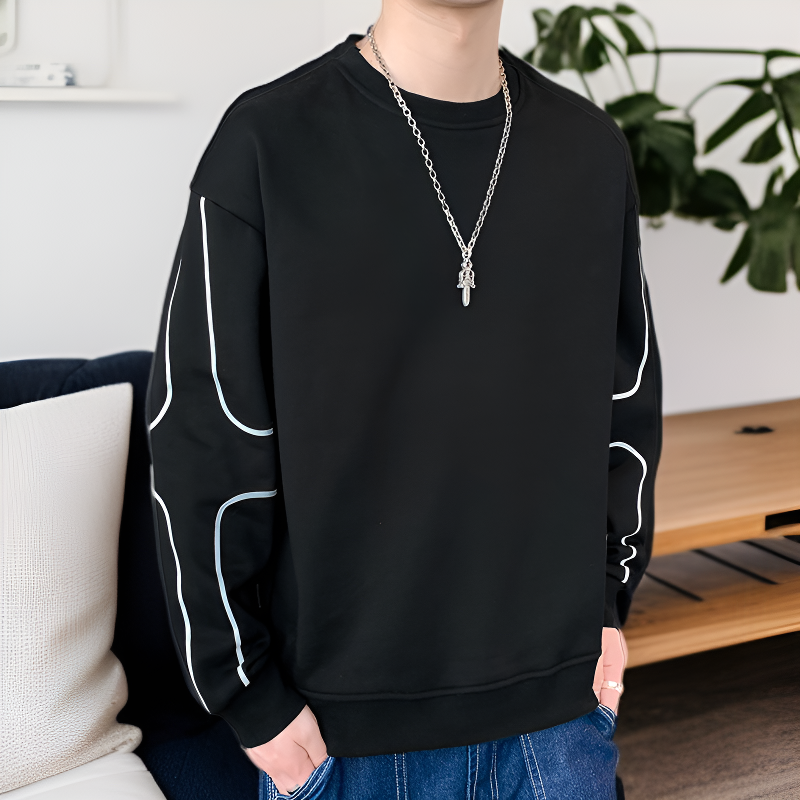 남성 캐주얼 긴팔 스웨트셔츠