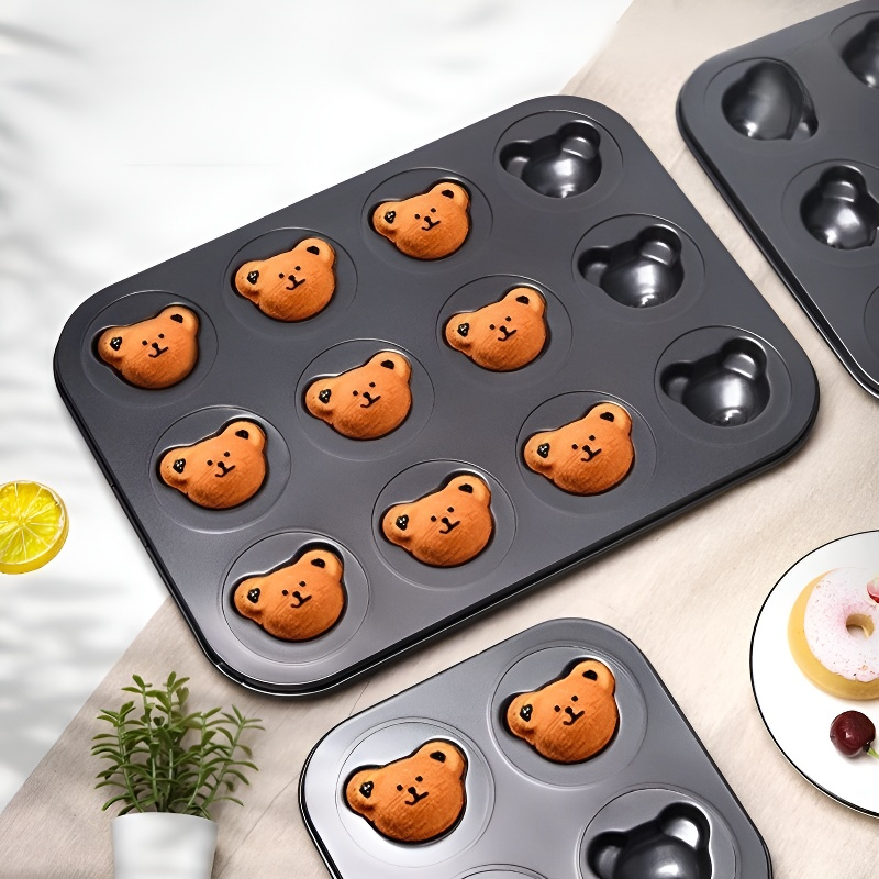 Cartoon Bear Silicone Baking Mold