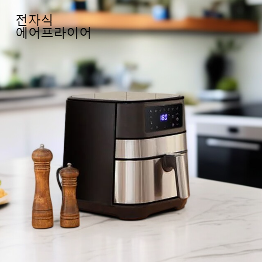 대용량 스테인레스 스마트 에어프라이어 투명 오븐 감자튀김 제조기