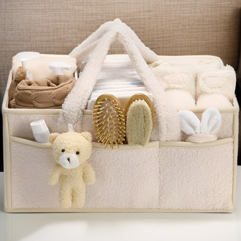 ぬいぐるみおむつ収納バッグ、ママのお出かけ必需品