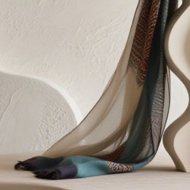 고급 실크 머플러 