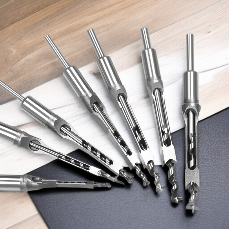 木工ドリルセット 四角ドリルセット 木工工具 四角ドリル