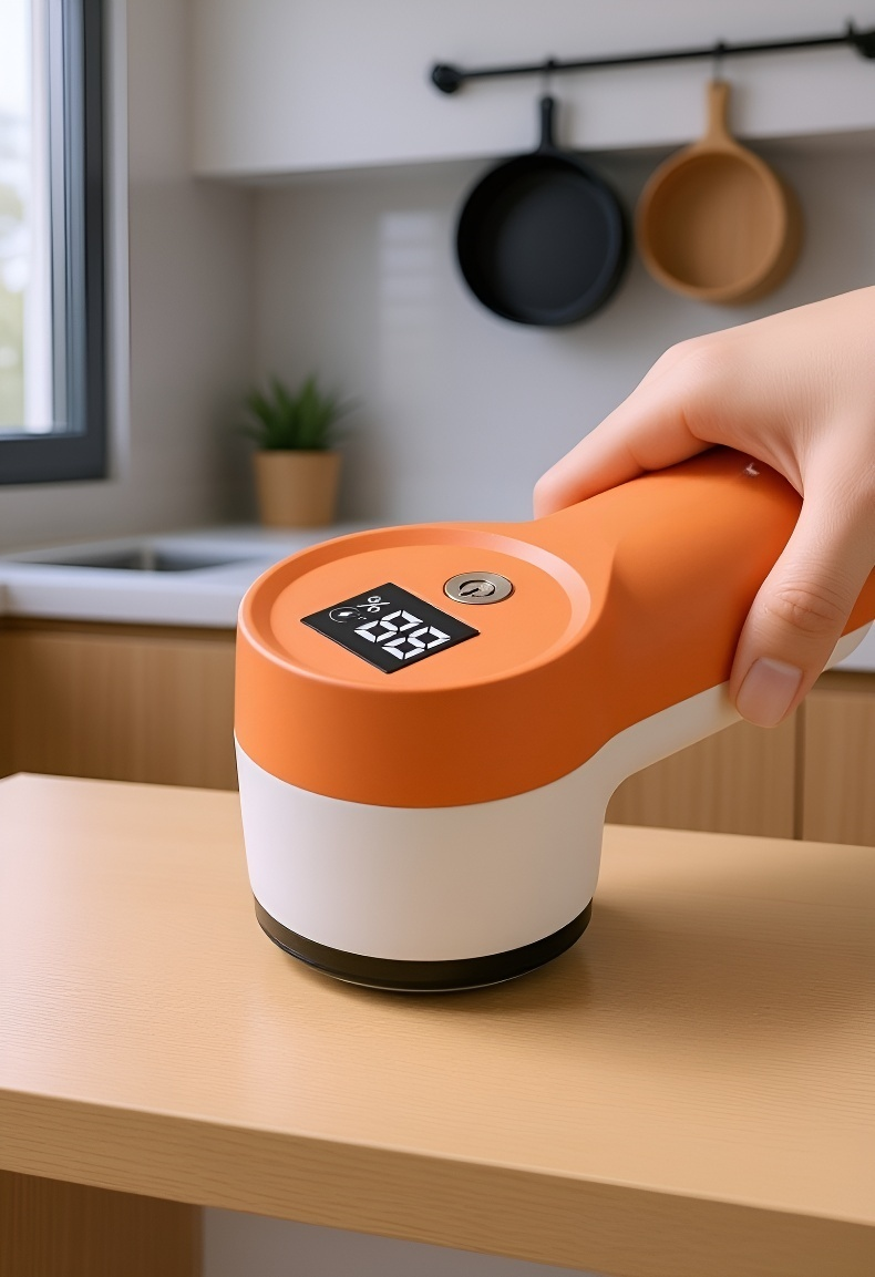 충전식 트리머로 옷감 손상 없이 관리