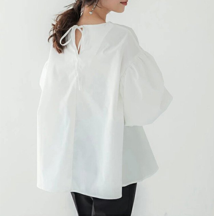 1055982-JP-新品-日韩夏季宽松大版女式衬衫棉质超大灯笼袖圆领上衣_13.jpg