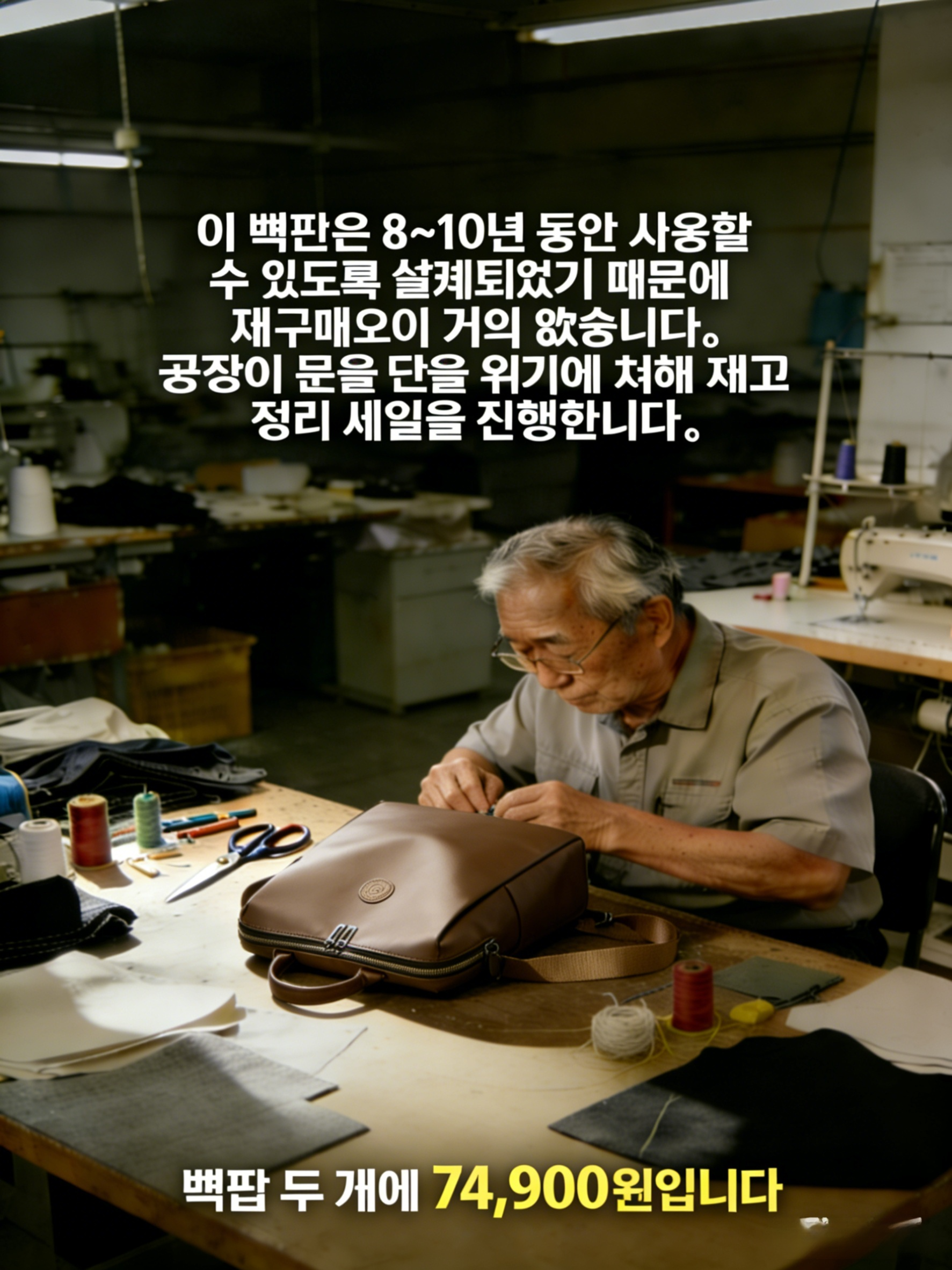 [롤러 캐리어에 수납 가능] 여러 개의 어깨끈 디자인, 두꺼운 옥스퍼드 원단 백팩