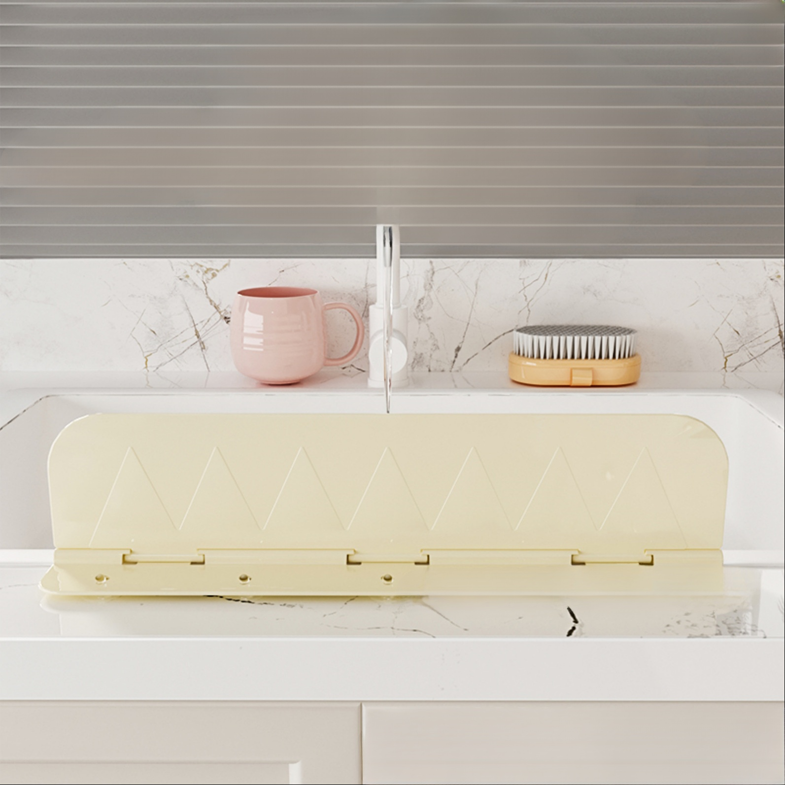 多功能水槽防水濺收納擋水板