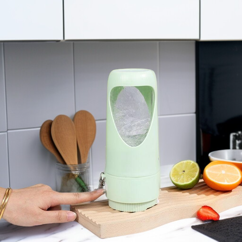 휴대용 미니 12블레이드 주서기 충전식 무선 야외 전동 얼음 분쇄기