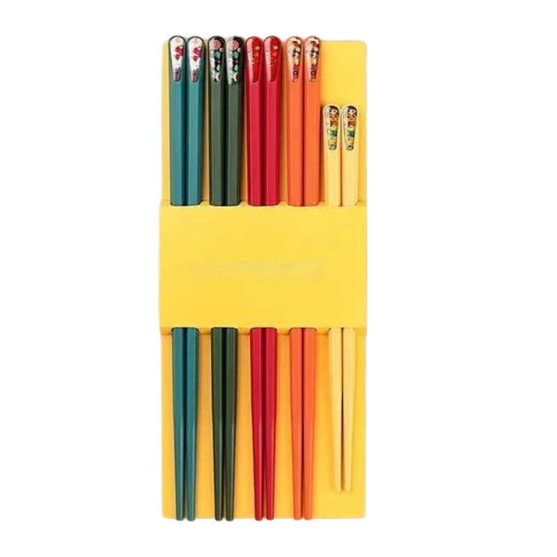 Anti-slip alloy chopsticks