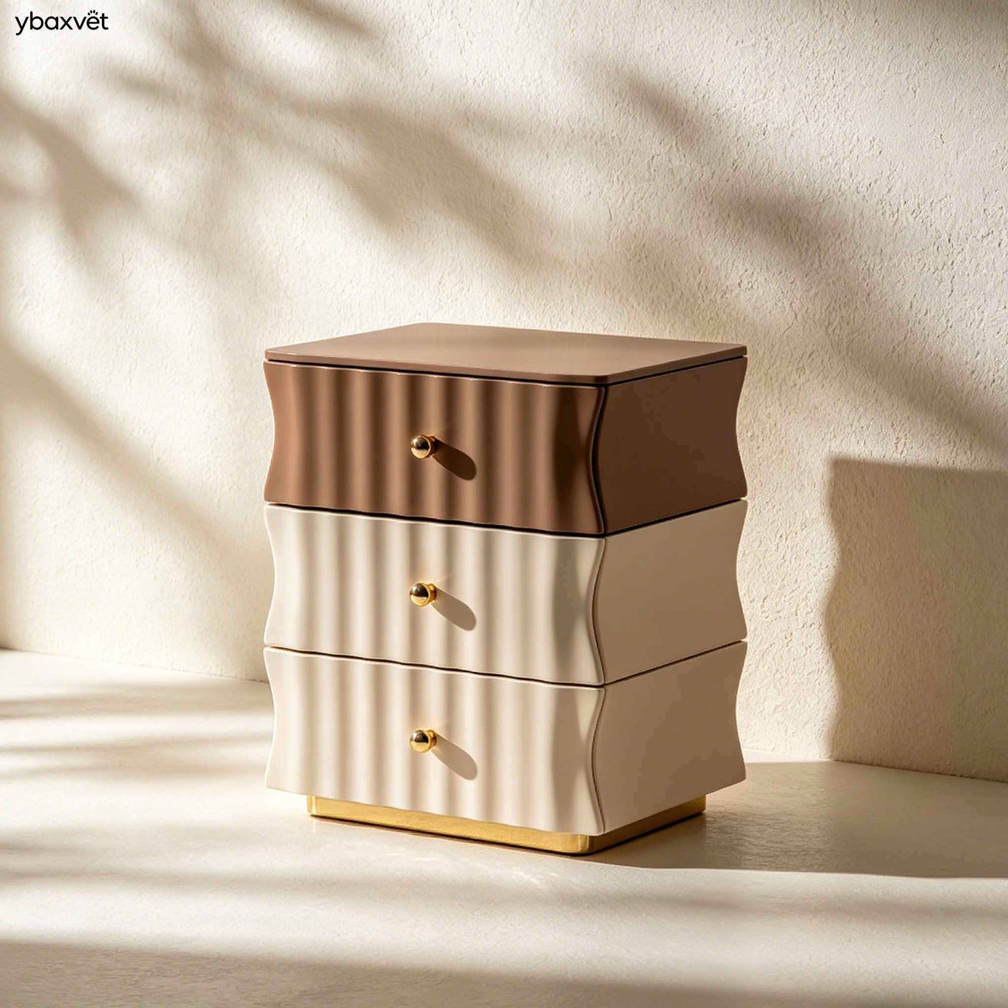 Modern bedside table with drawer for bedroom