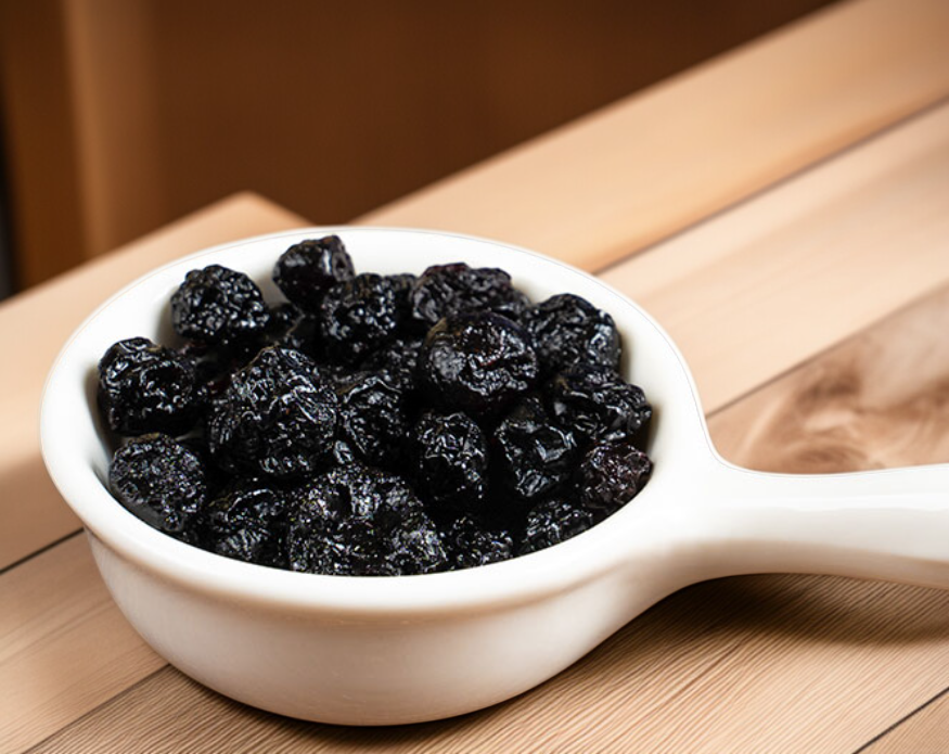 ドライブルーベリーの鮮やかな色合い