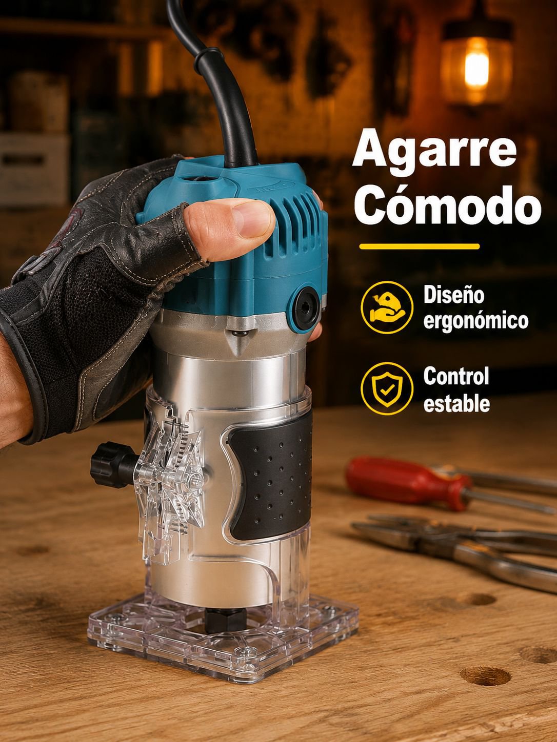 Fresadora Eléctrica para Carpintería