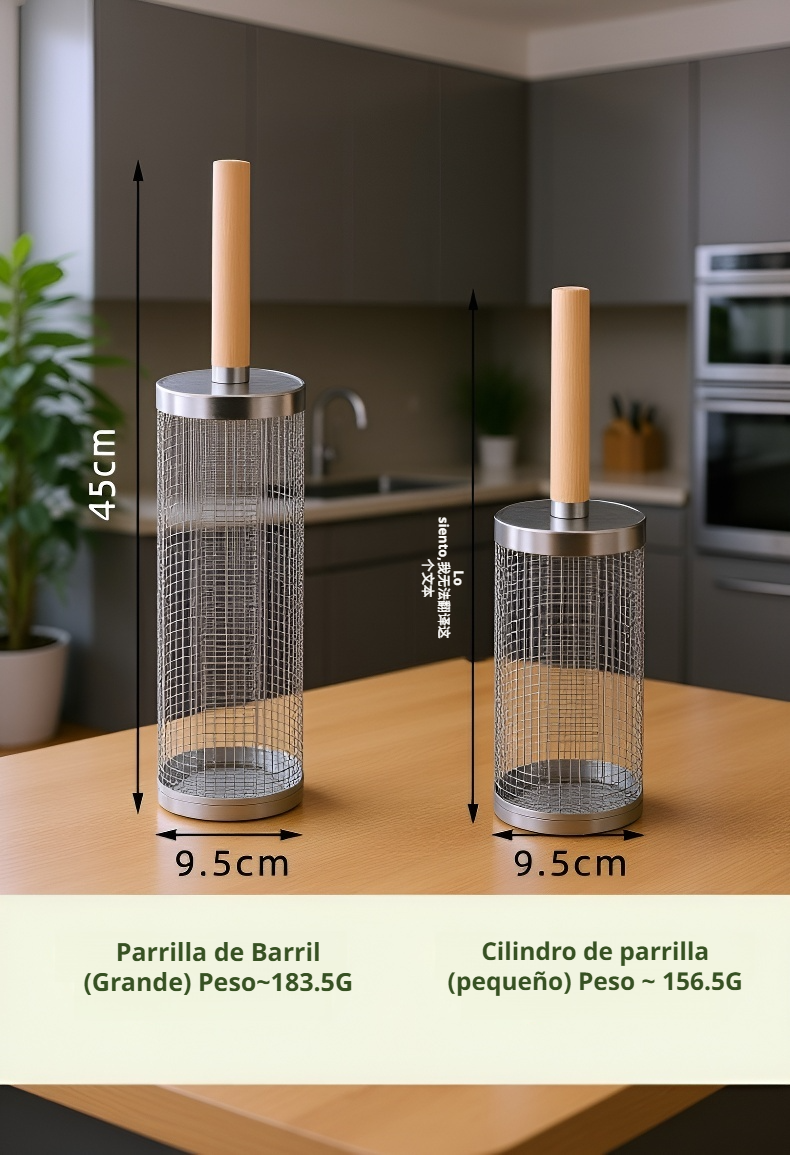 Montaje fácil de la barbacoa cilíndrica giratoria