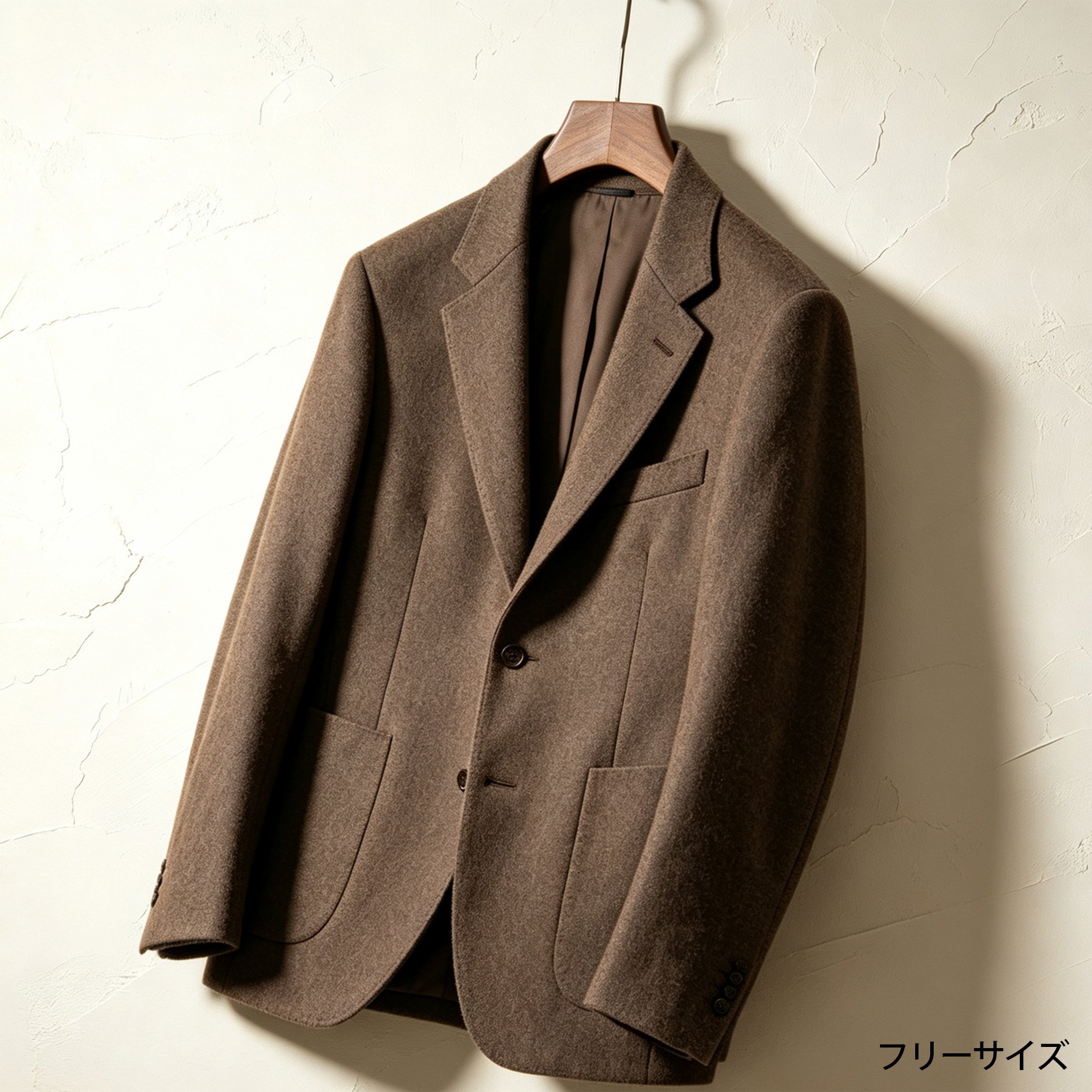 ビジネスにも使えるウールスーツジャケット