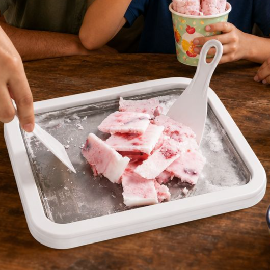 Máquina portátil pequeña para helado frito