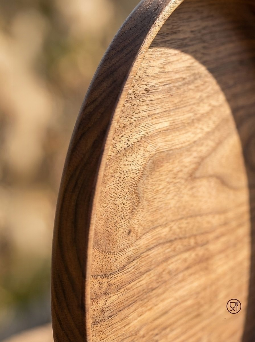 ギフト包装された木製トレイ