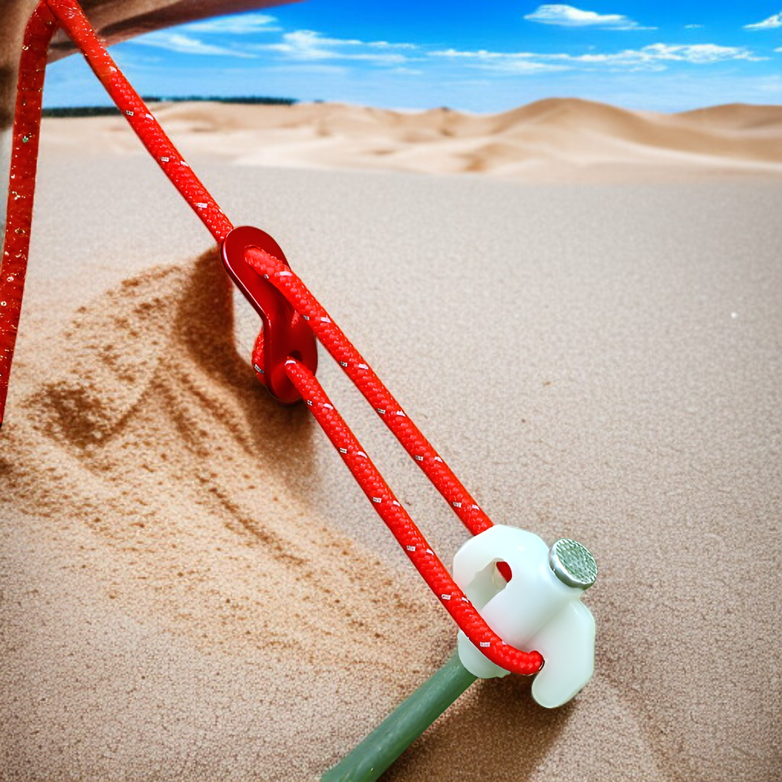 두꺼워진 캠핑텐트 방풍로프두꺼워진 캠핑텐트 방풍로프