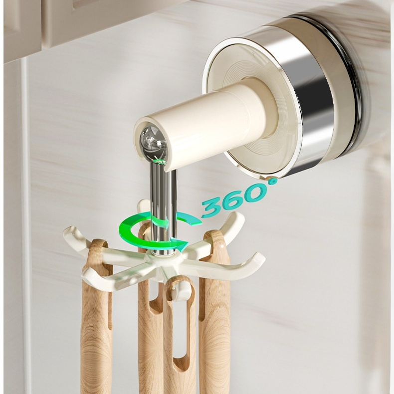 旋轉吸盤掛鉤置物架