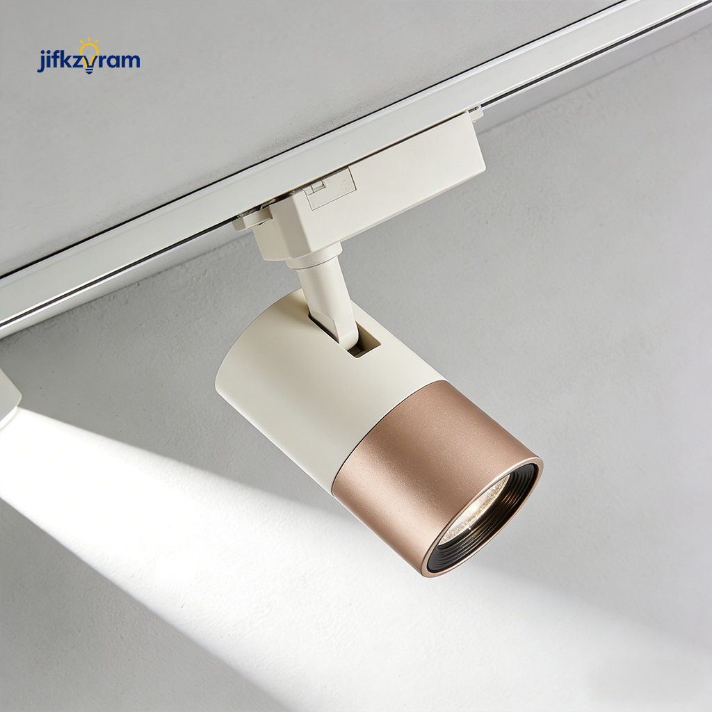 Kit de 4 focos de riel empotrables para iluminación interior