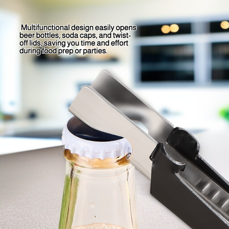 Kitchen Stainless Steel Cap Opener Multifunctional Labor Saving Bottle Opener Tool Beer Driver