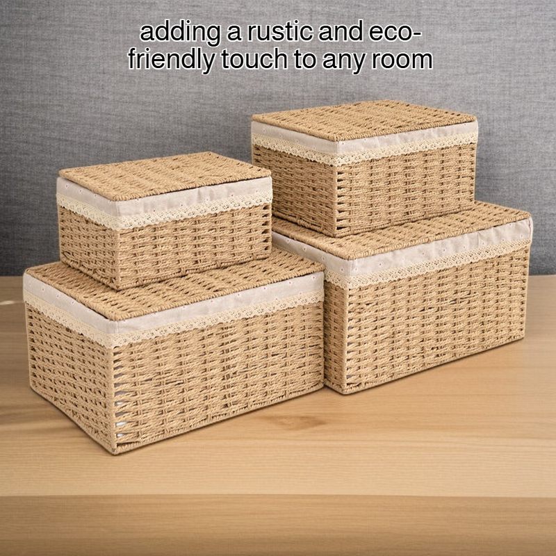 Woven Grass Storage Box