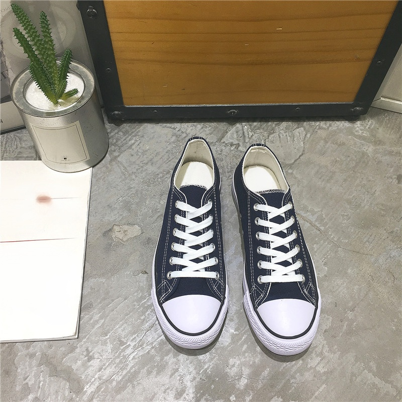 클래식 기본 캔버스 캐주얼 남성 커플 신발
