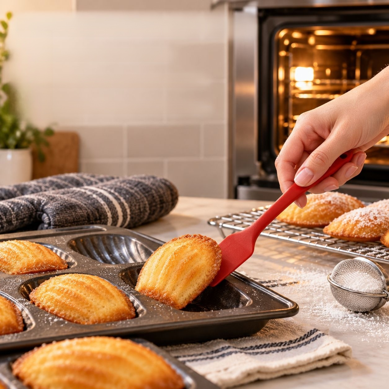 Set de 3 Spatules et Pinceau en Silicone Monobloc pour Pâtisserie et Crème