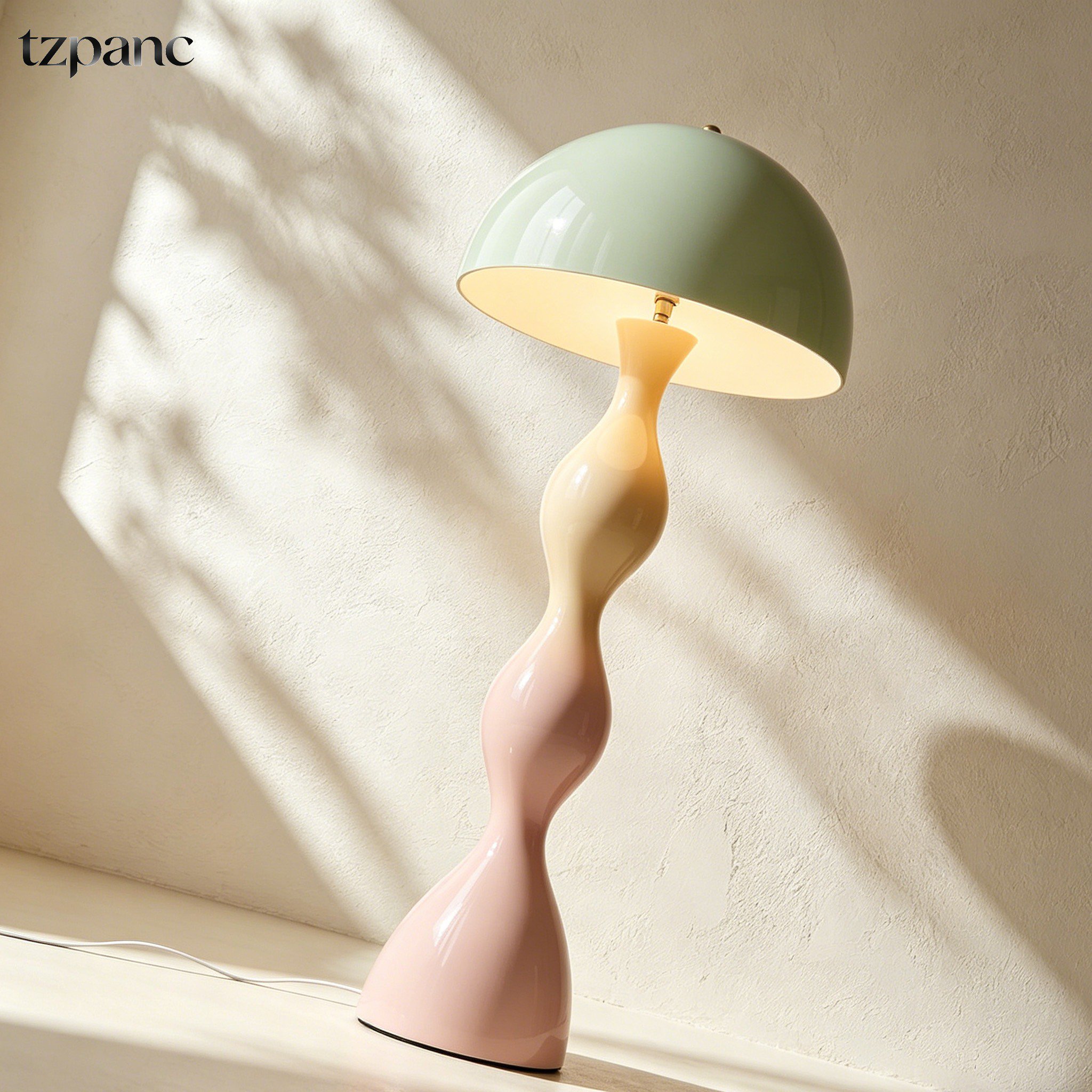 Wave floor lamp