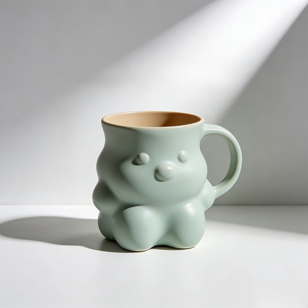 Egyszerű kerámia bögre készlet (2 darabos csomag)