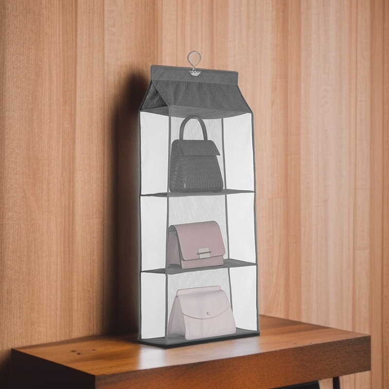 多層バッグ収納ハンギングバッグ